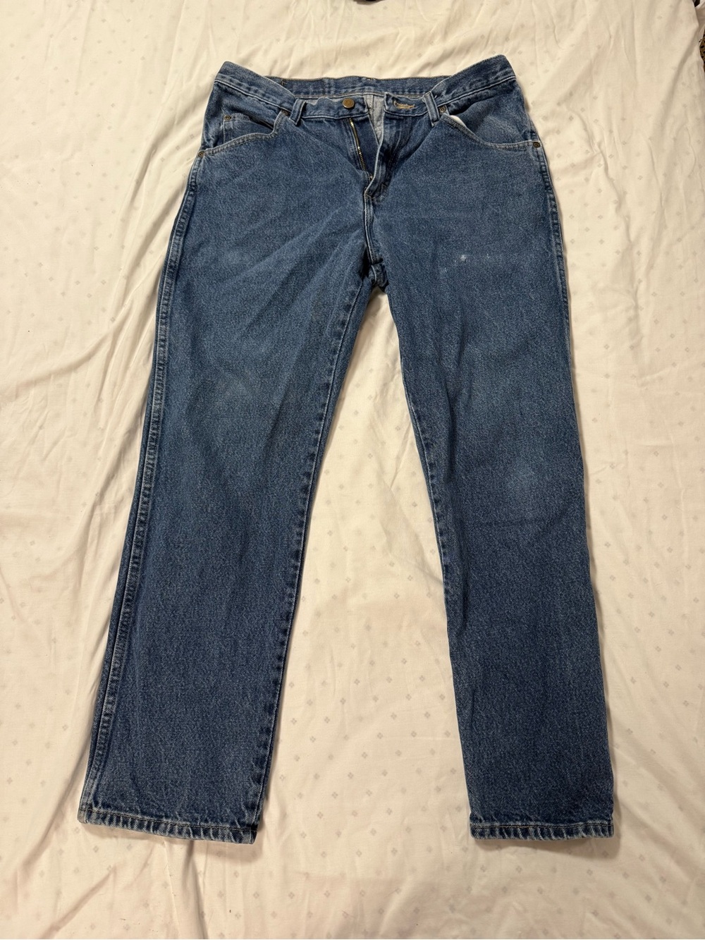 Wrangler Straight Dark-Wash Jeans